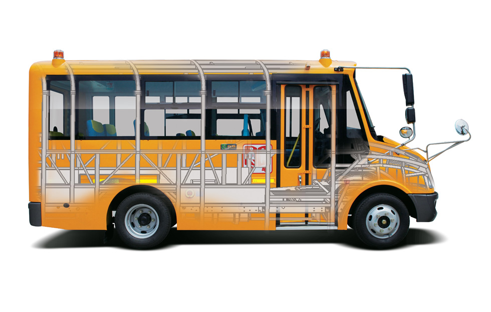 18座小學(xué)生校車ZK6559DX窄車身